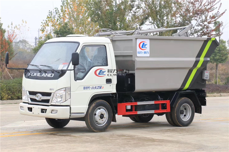 國(guó)六福田3方無(wú)泄漏壓縮垃圾車