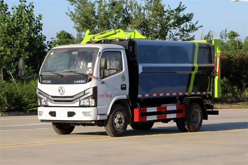 國(guó)六小多利卡6方側(cè)裝壓縮垃圾車